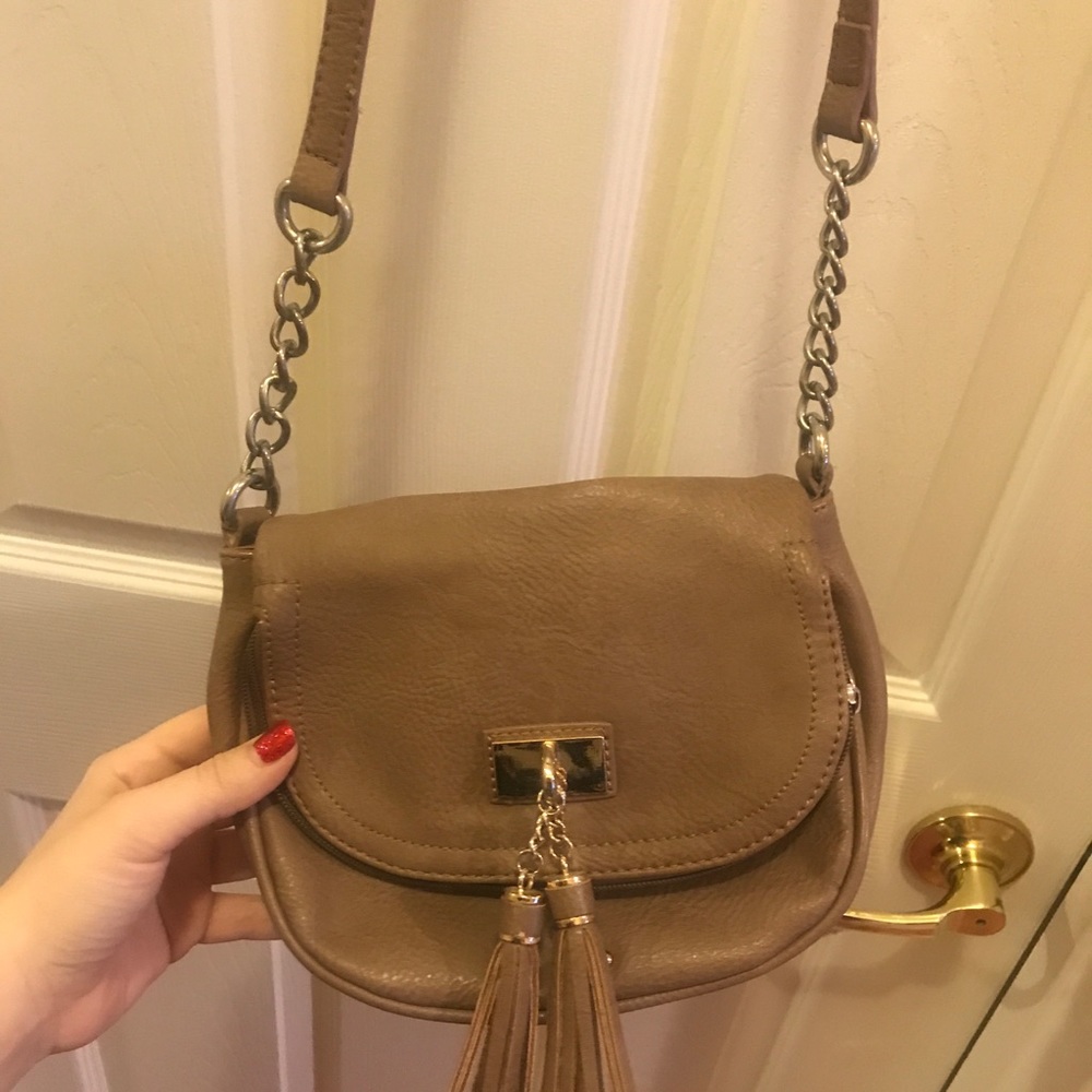 Cato tan crossbody